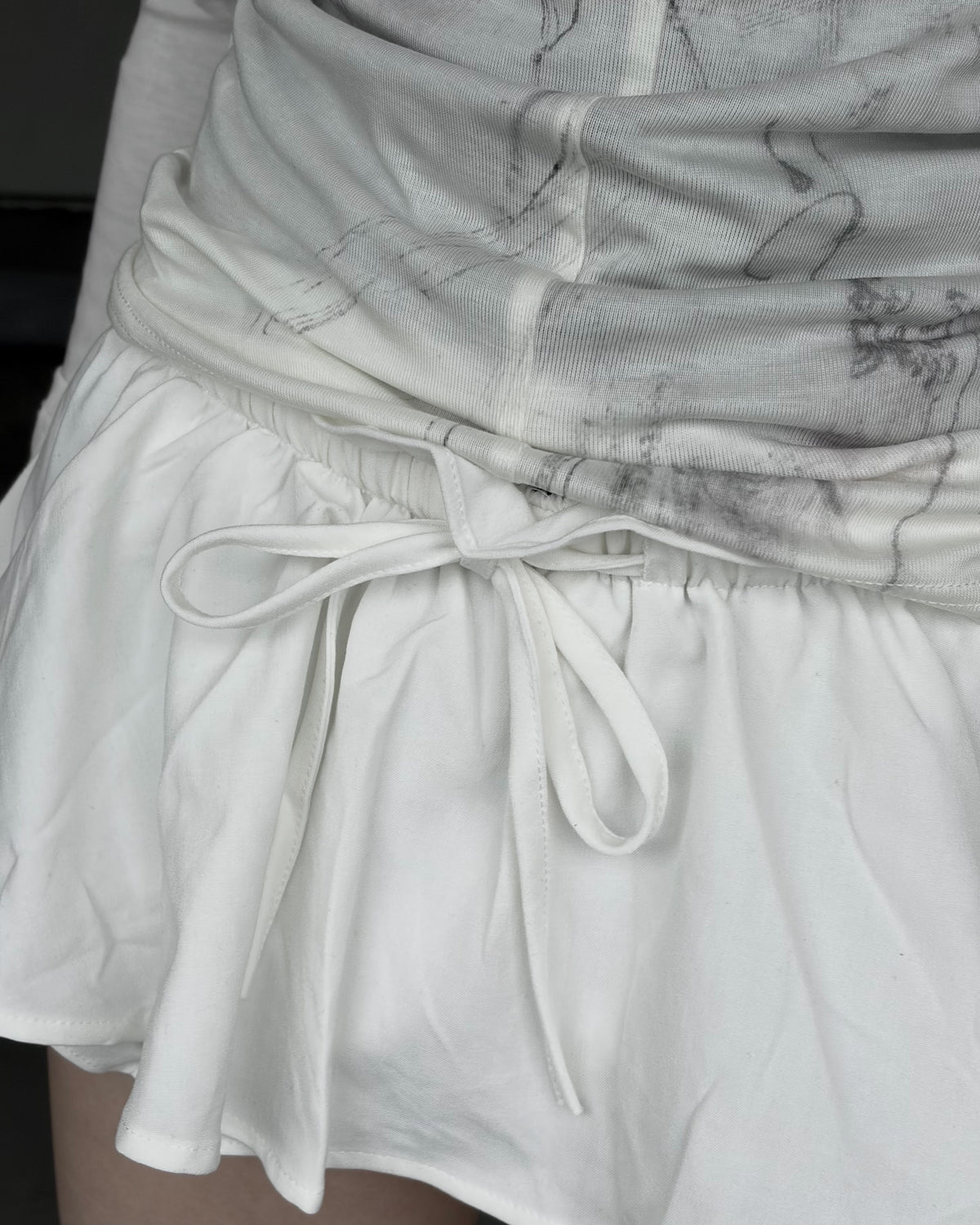 受注制【nmtc+】Frill balloon mini skirt (2color)