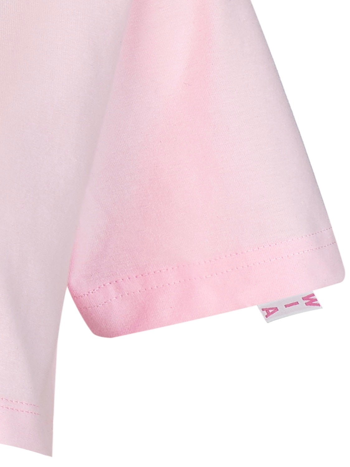【W.I.A】W X N PINK CROP T-SHIRT 004