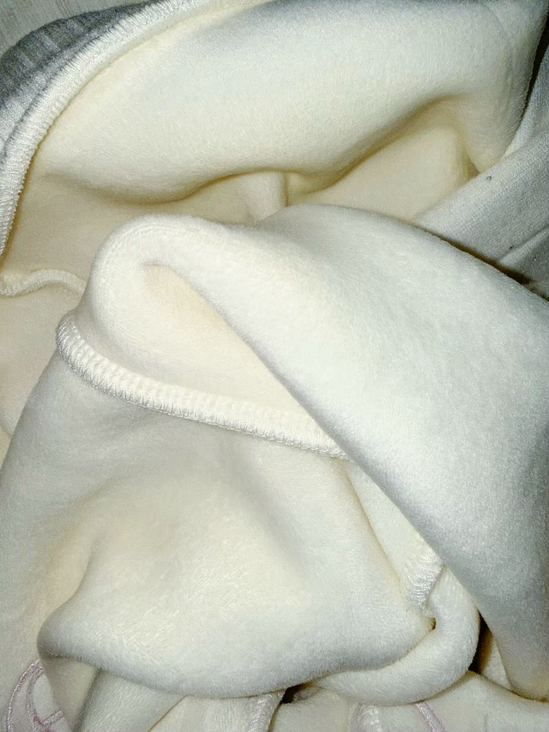 【SelfishGhost】Embroidered knitted silver fox fur-like plush tracksuit zip-up
