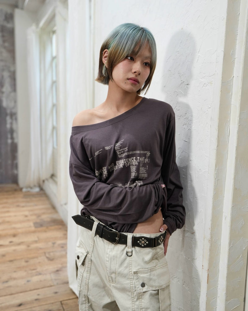 受注制【OaKS】boho vintage rhinestone flower belt