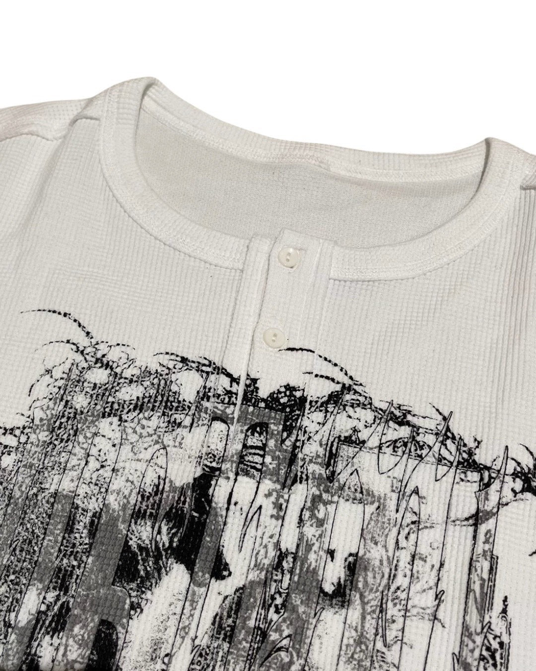 国際配送【BABY09】dark waffle long sleeve
