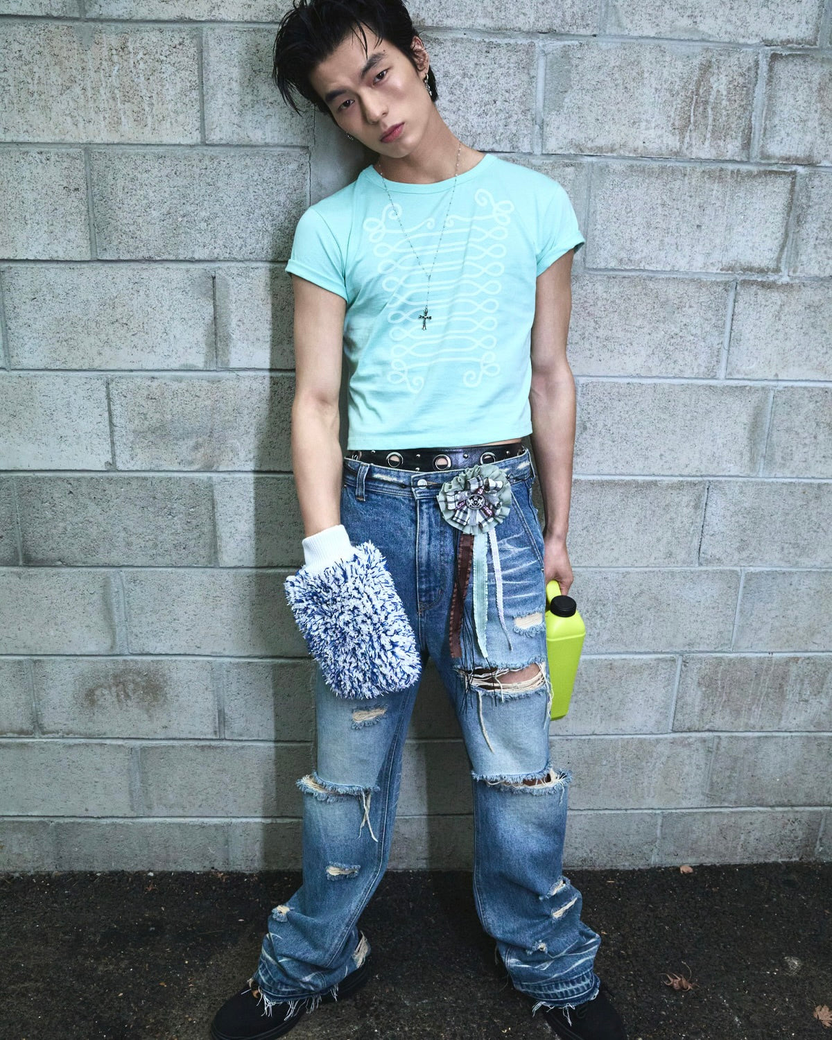 【LECYTO】Antique Mixxed Cross Necklace