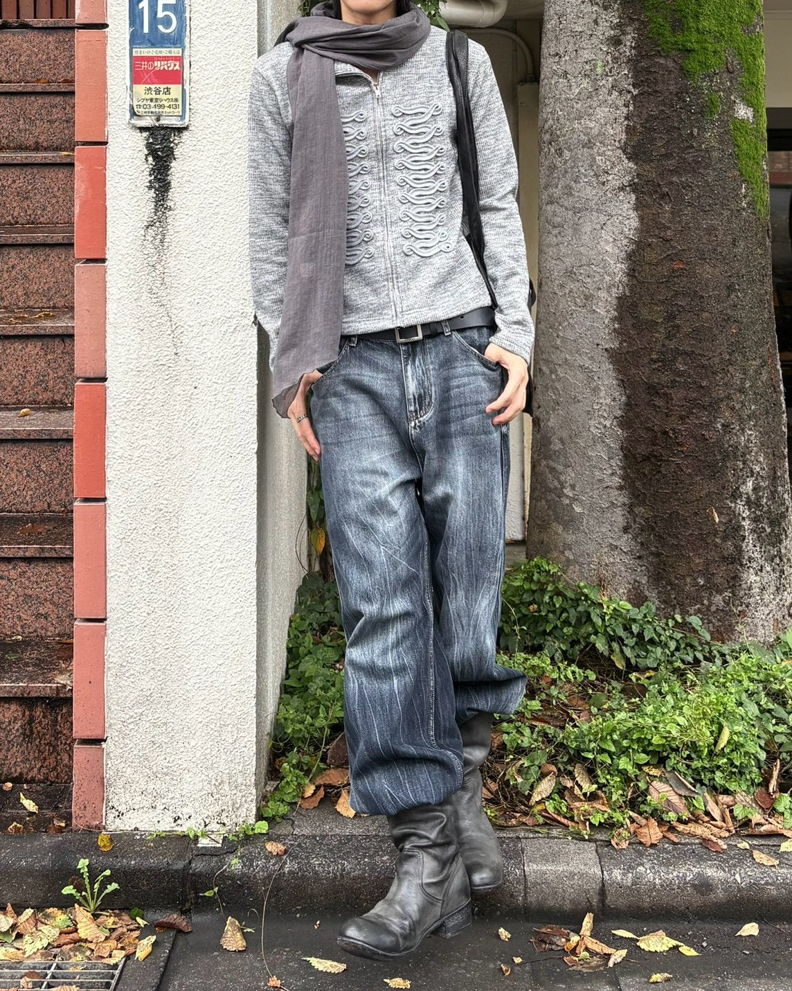 受注制【nmtc+】Napoleon Detail Rib Knit Zip Up Jacket (2color)