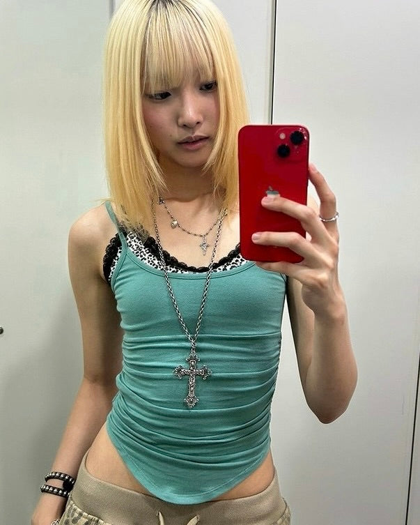 【runningHIGH】ANTIQUE CROSS NECKLACE
