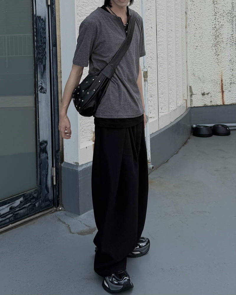 受注制【nmtc+】Eyelet leather bag