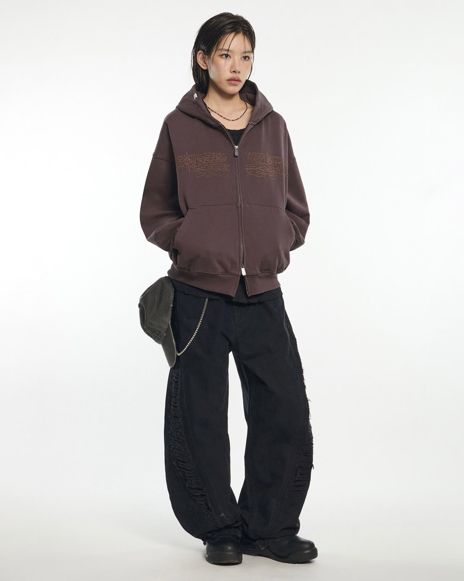 【NOMANUAL】D.P HOODED ZIP-UP
