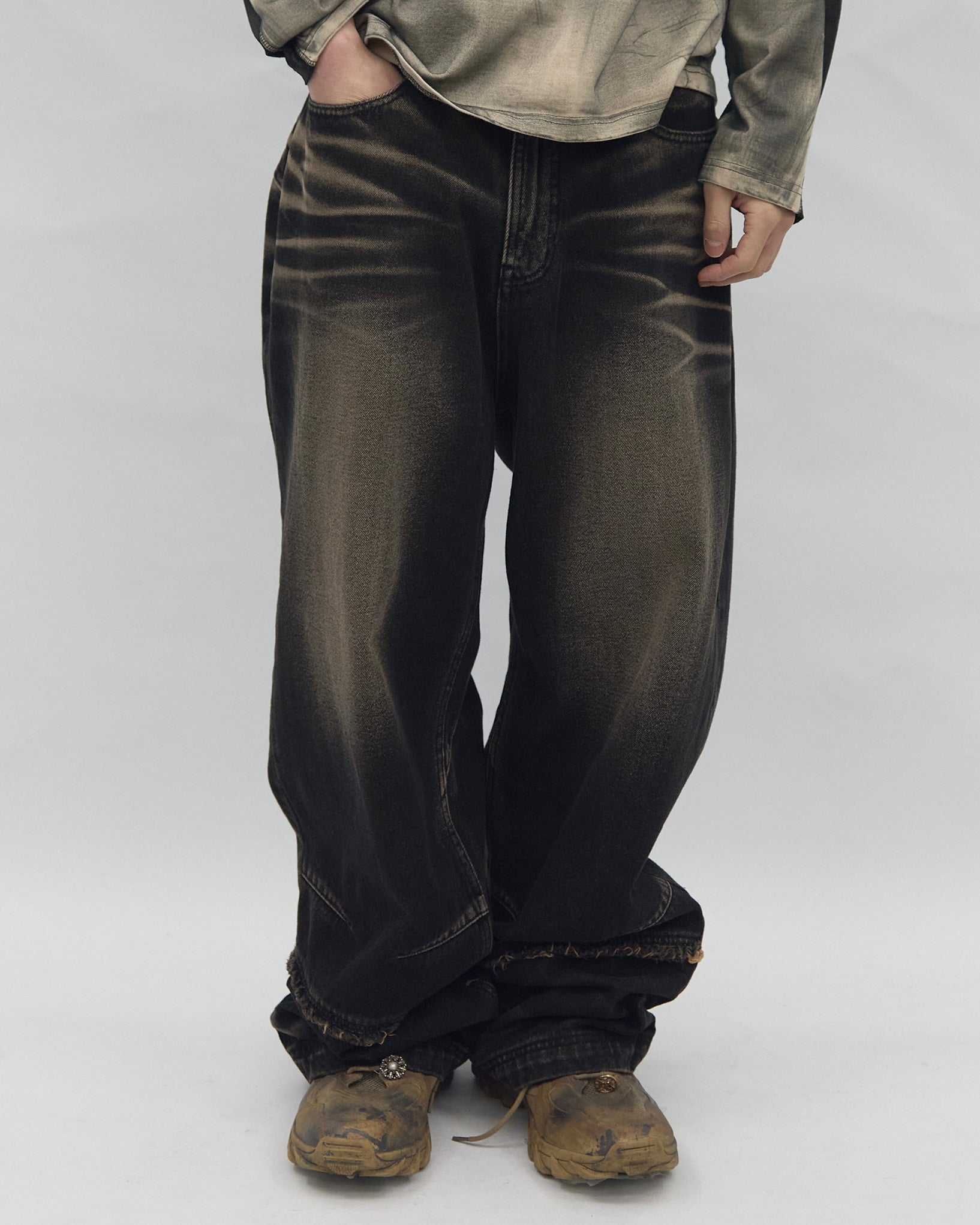 【BLR BLUER】Edge-Weighted Pants