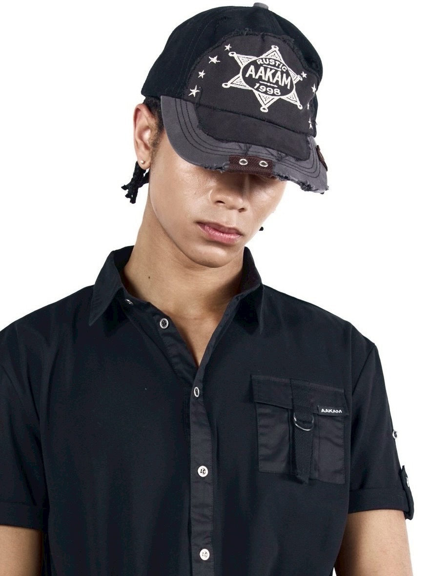 【AAKAM】Rustic Sheriff Ball Cap