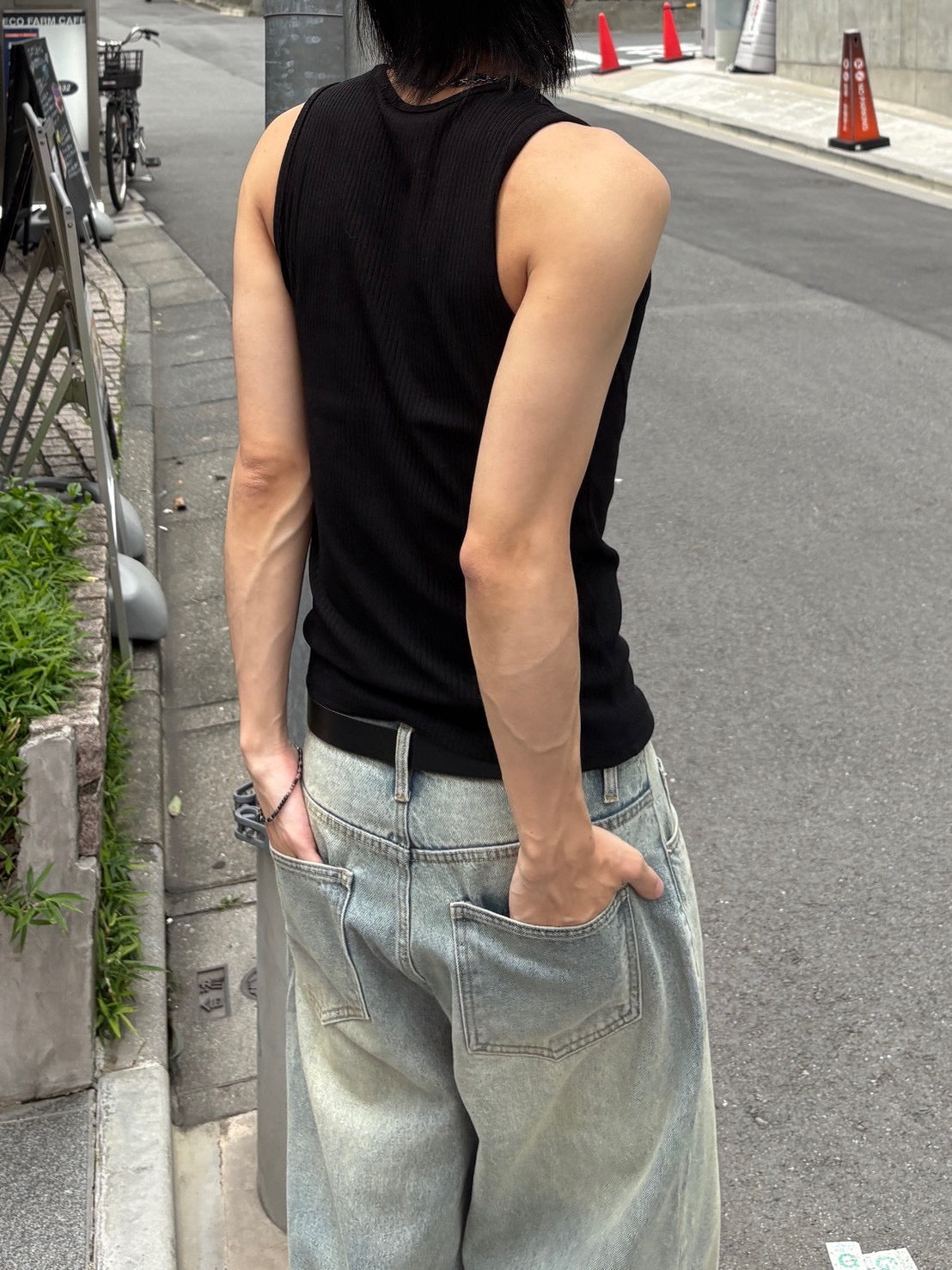 受注制【nmtc+】tight tank top (3color)