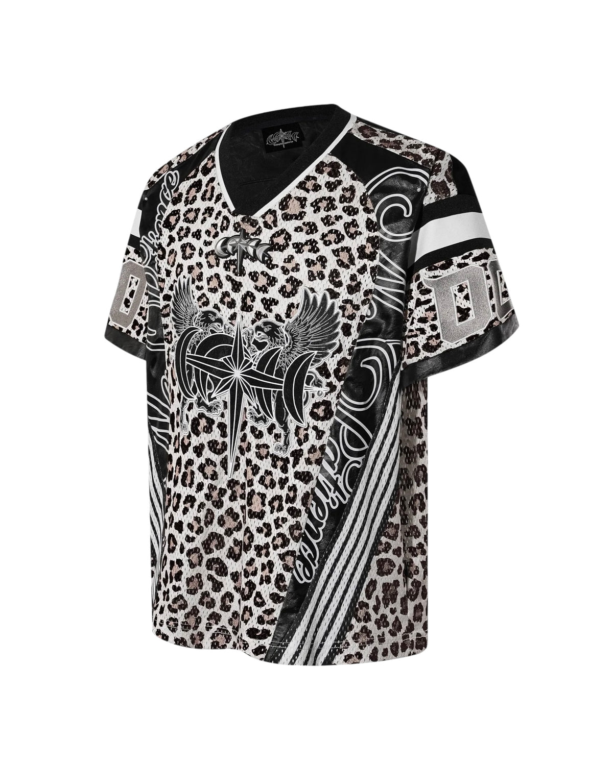 【THEBOYHASNOPATIENCE】LUMINOUS DAWN DOUBLE-HEADED EAGLE RUGBY SHIRT