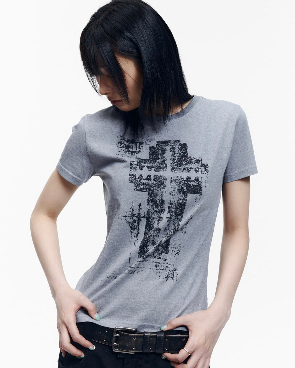 【AAKAM】Razor Cross Half Top