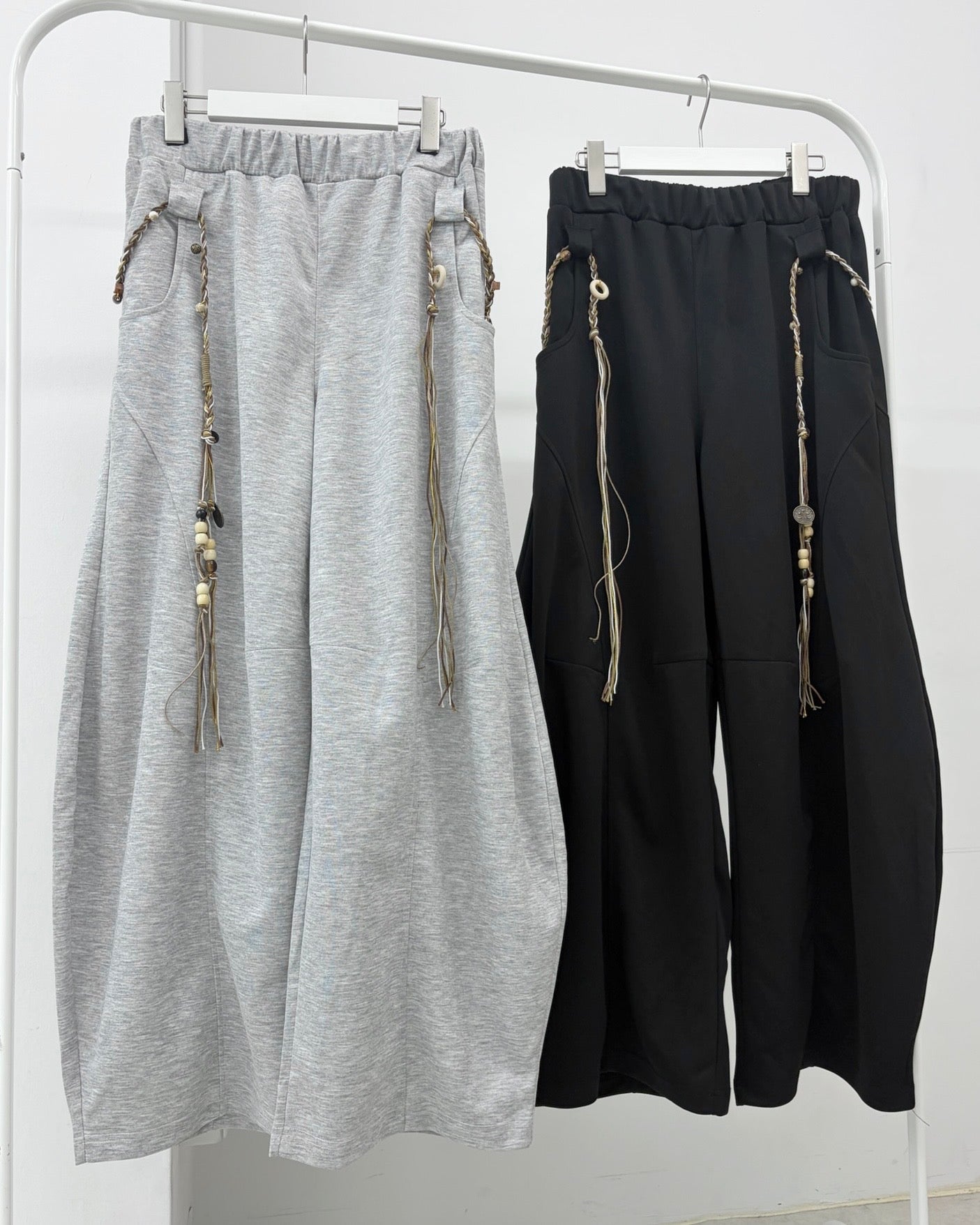 9/25 20:00 発売【Nerd out XU】nomad rope sweat pants
