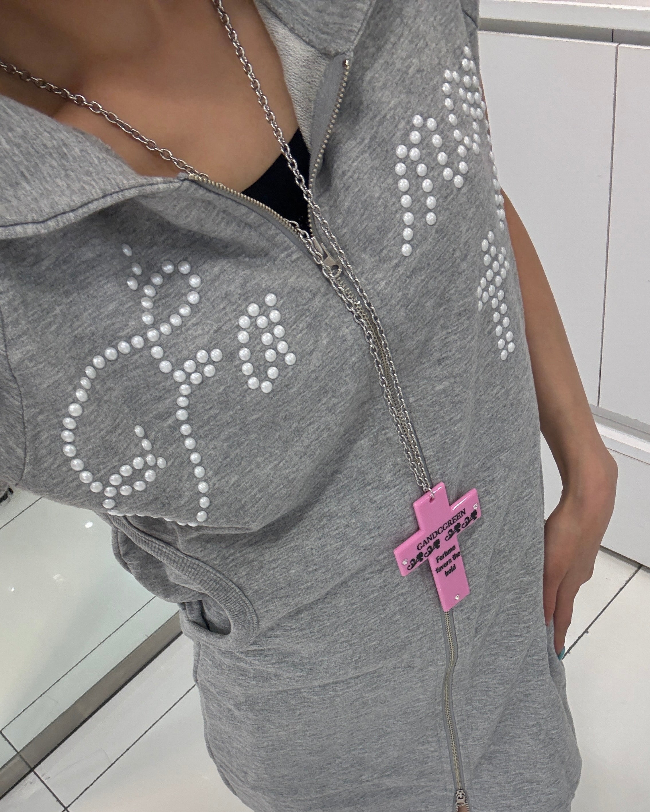 【Never mind the XU】cross fortune necklace (3color)