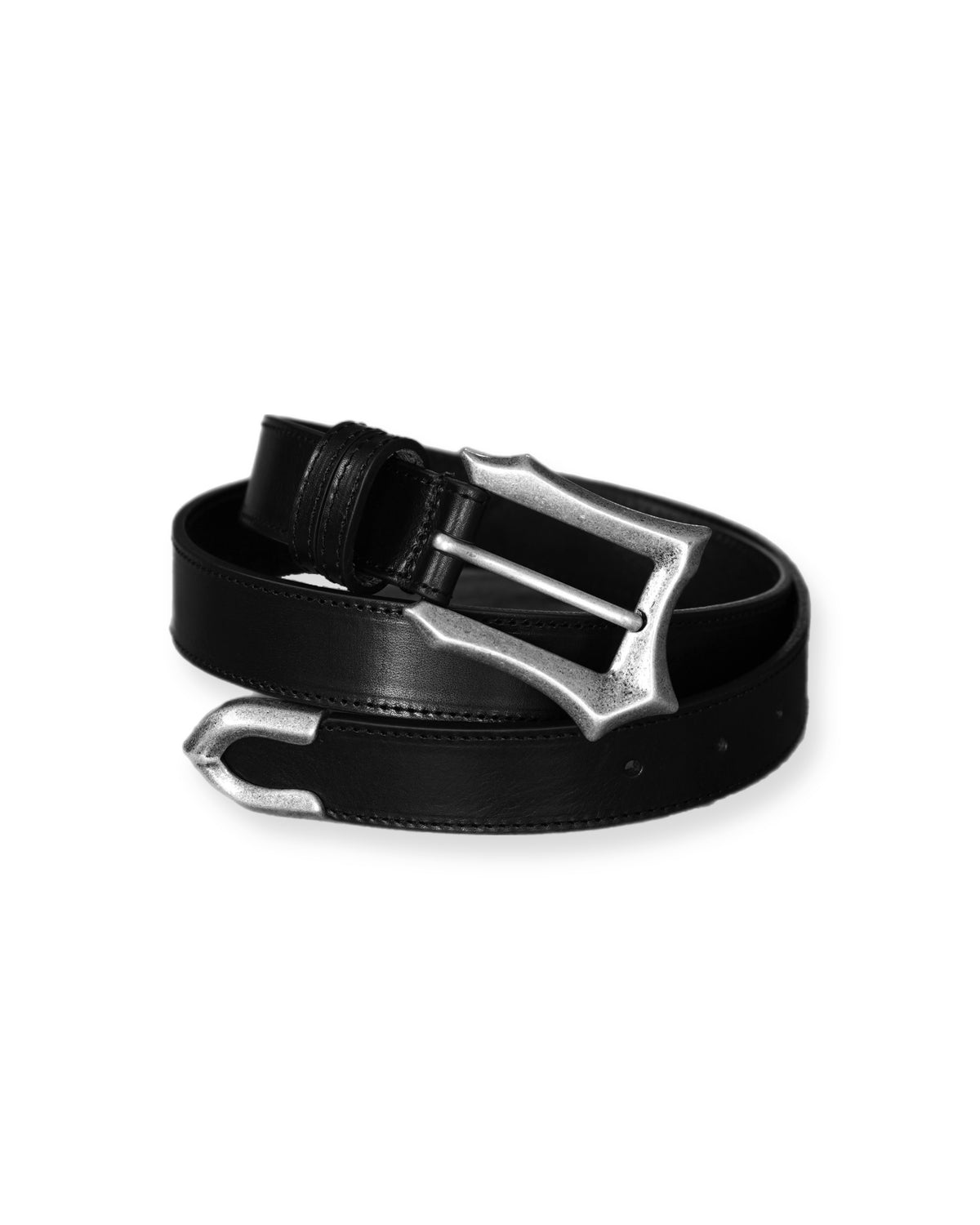 【CHIKASHITSU PLUS HIGH】Gothic leather buckle belt