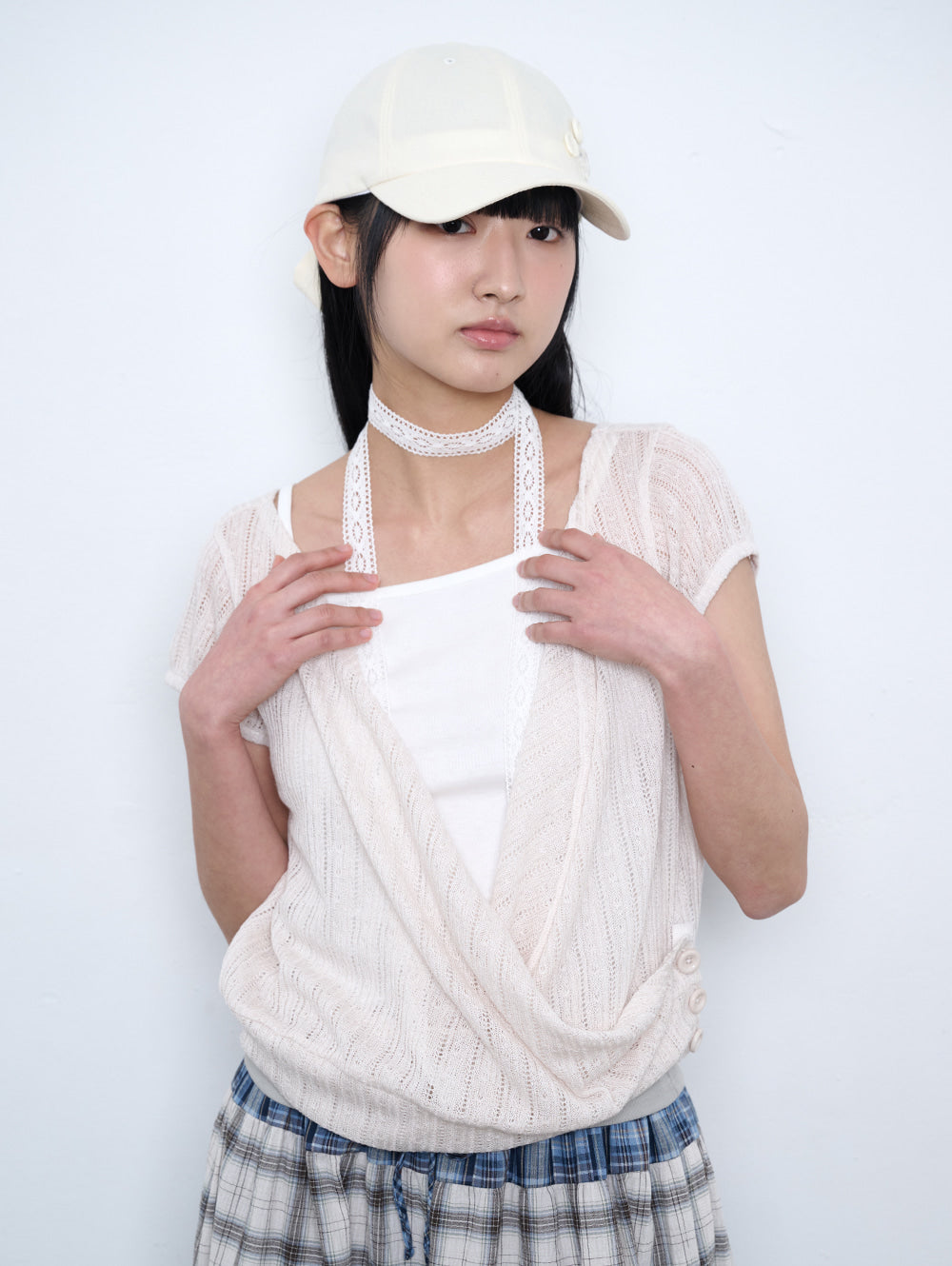 【TUOMIO】LIGHT LAYERED BOLERO