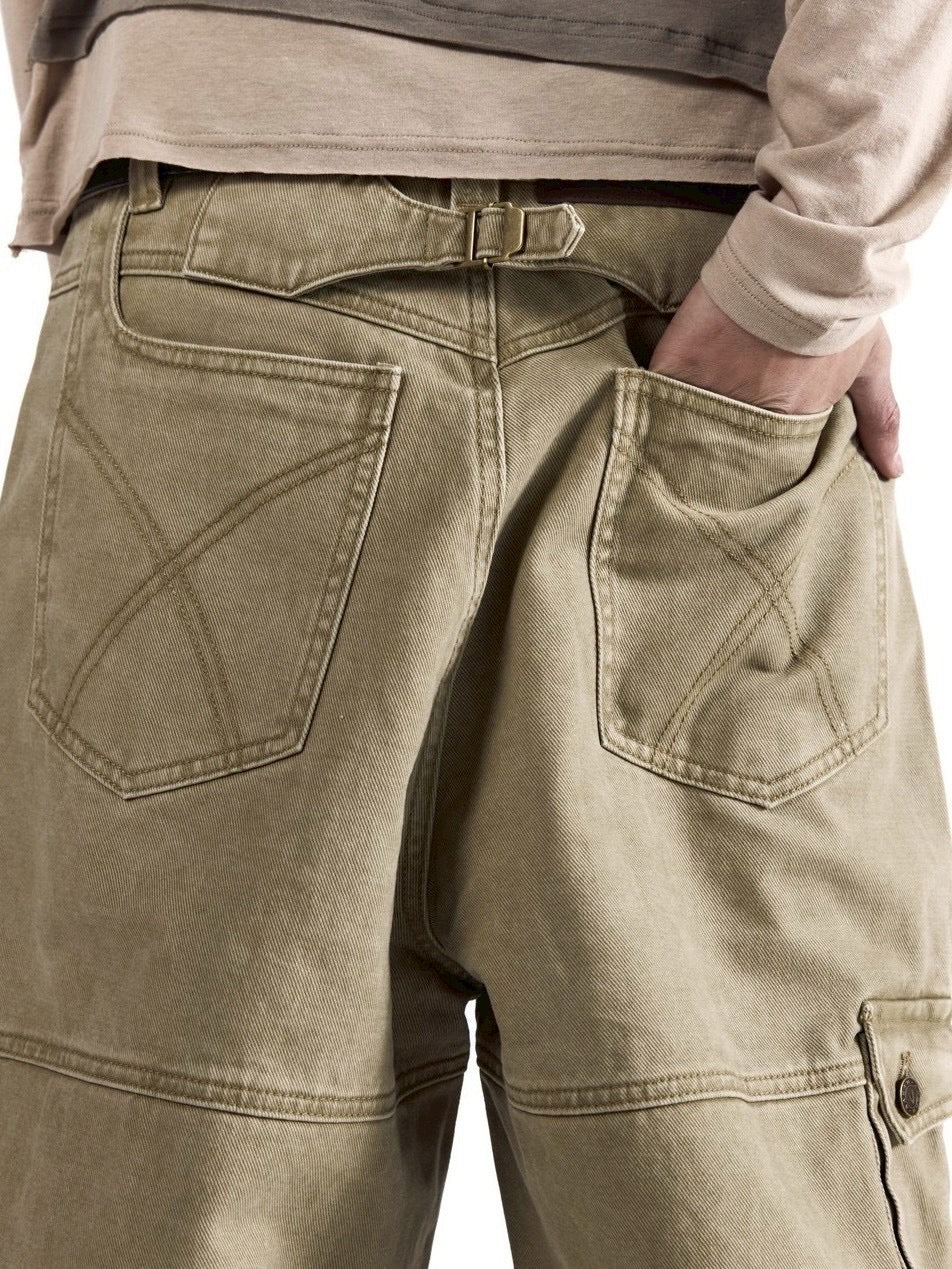 【AAKAM】Cowboy Chaps Cotton Pants