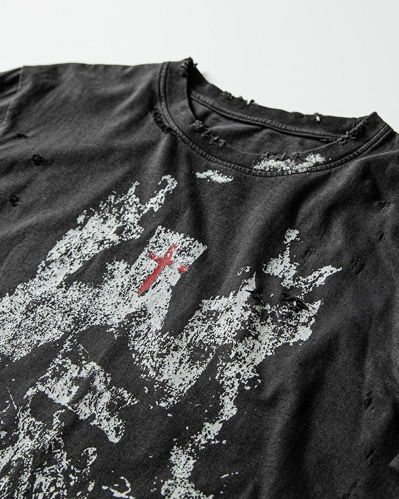 【roaringrad】Gloria Destroyed Long Sleeve