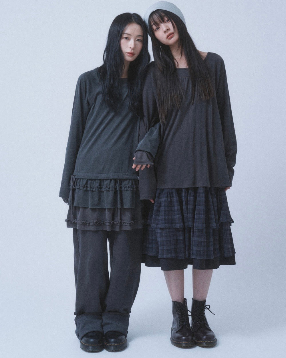 【TUOMIO】FRILL LAYERED LONG SLEEVE