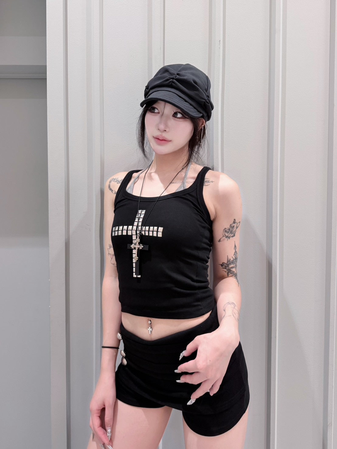 7/10 20:00発売 受注制【nmtc+】Button Shirring Skort (3color)