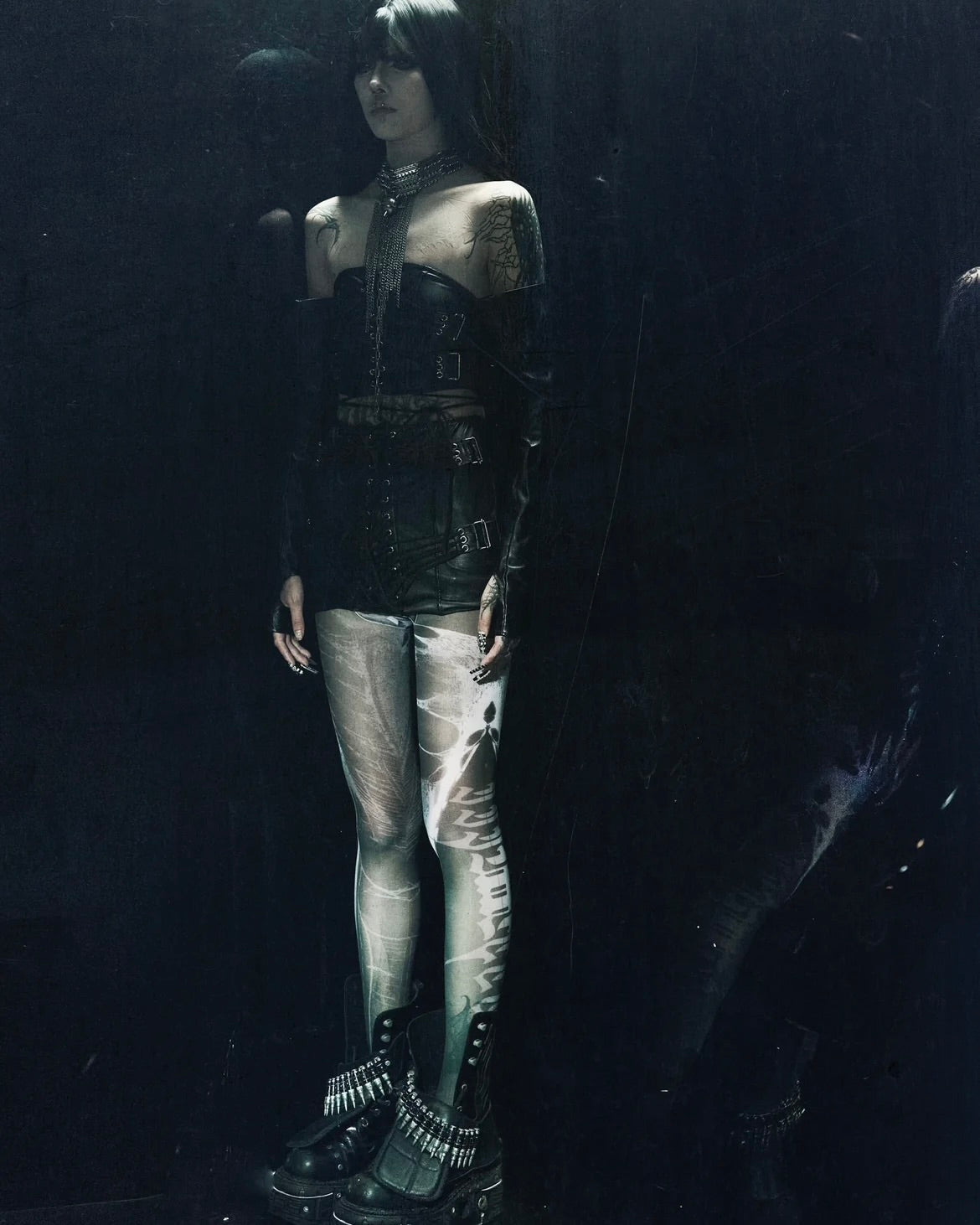 【IIIMIII】Acid Vein Tights