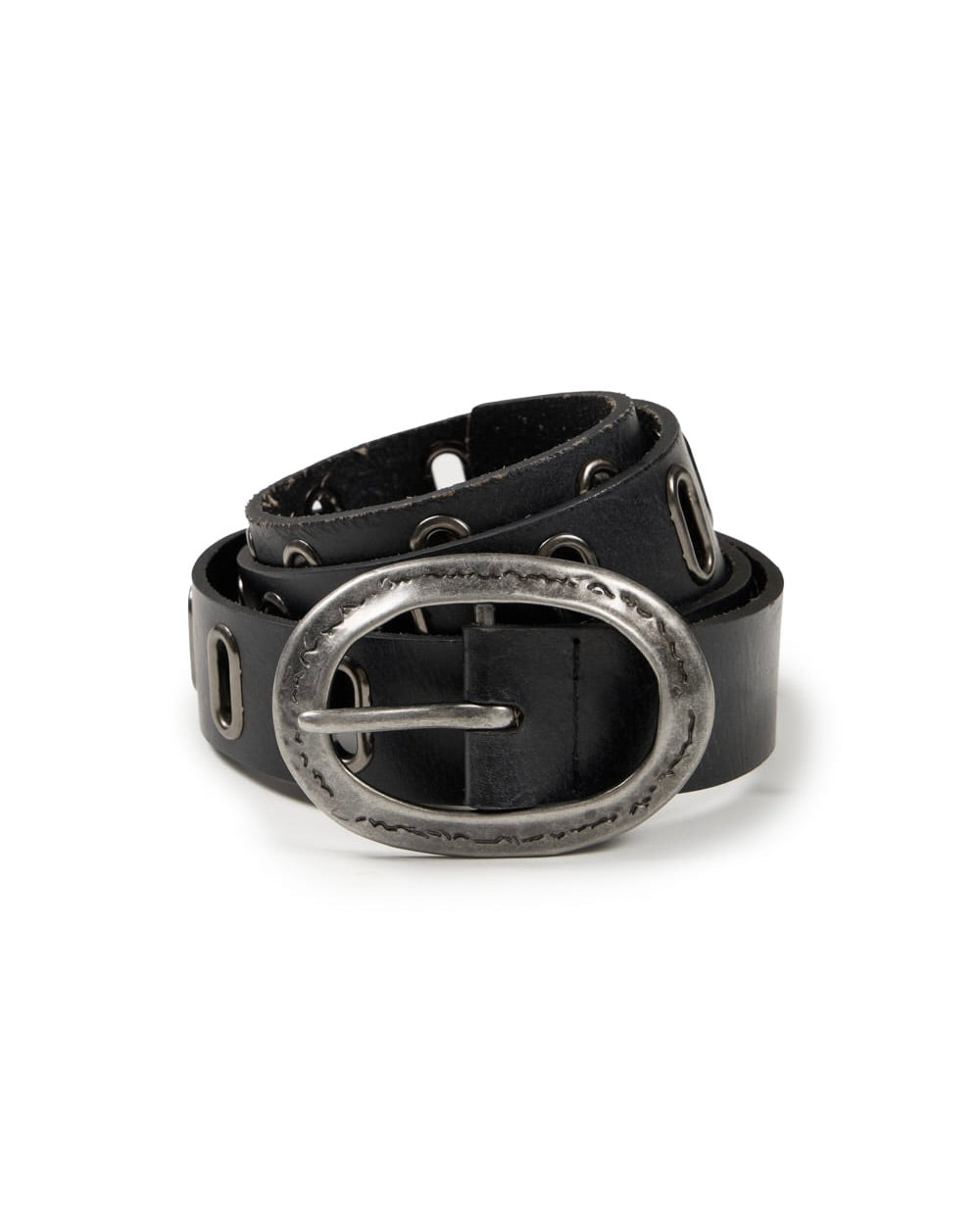 【AAKAM】All Over Eyelet Belt