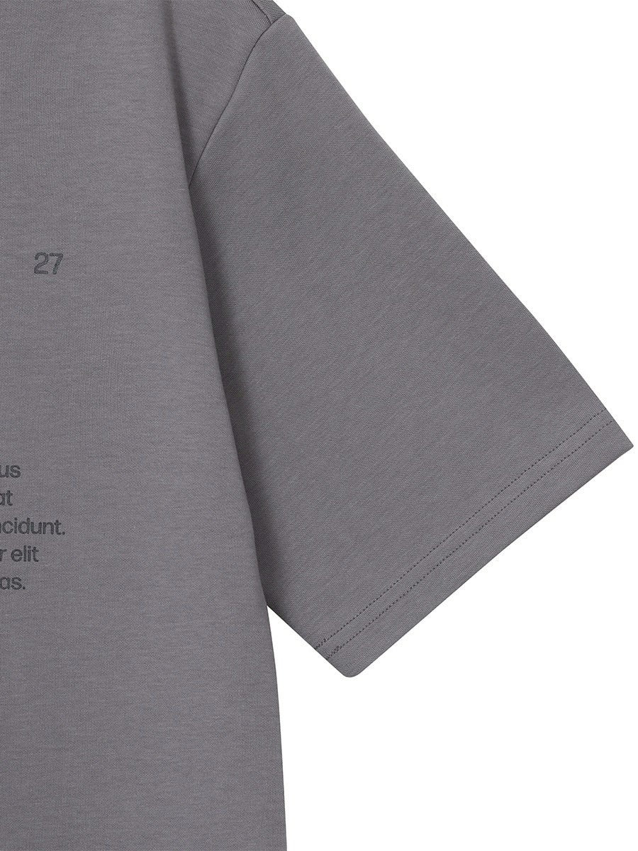 【Miseki seoul】Miseki typography short sleeves