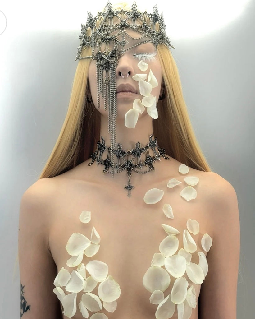 【IIIMIII】Cathedral Lace Choker