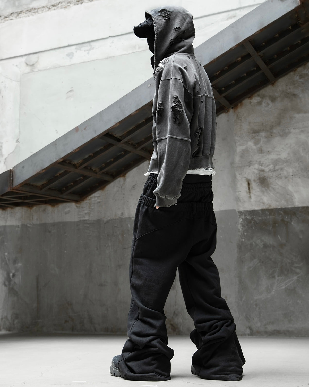 【roaringrad】Layered Waist Sweat Pants