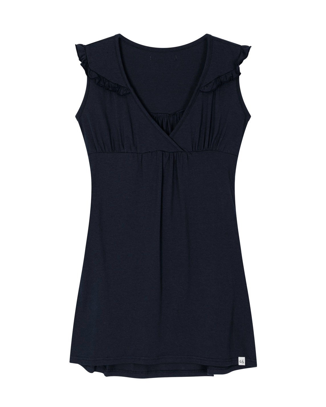 【Uglyshadow】RUFFLE TIE TOP