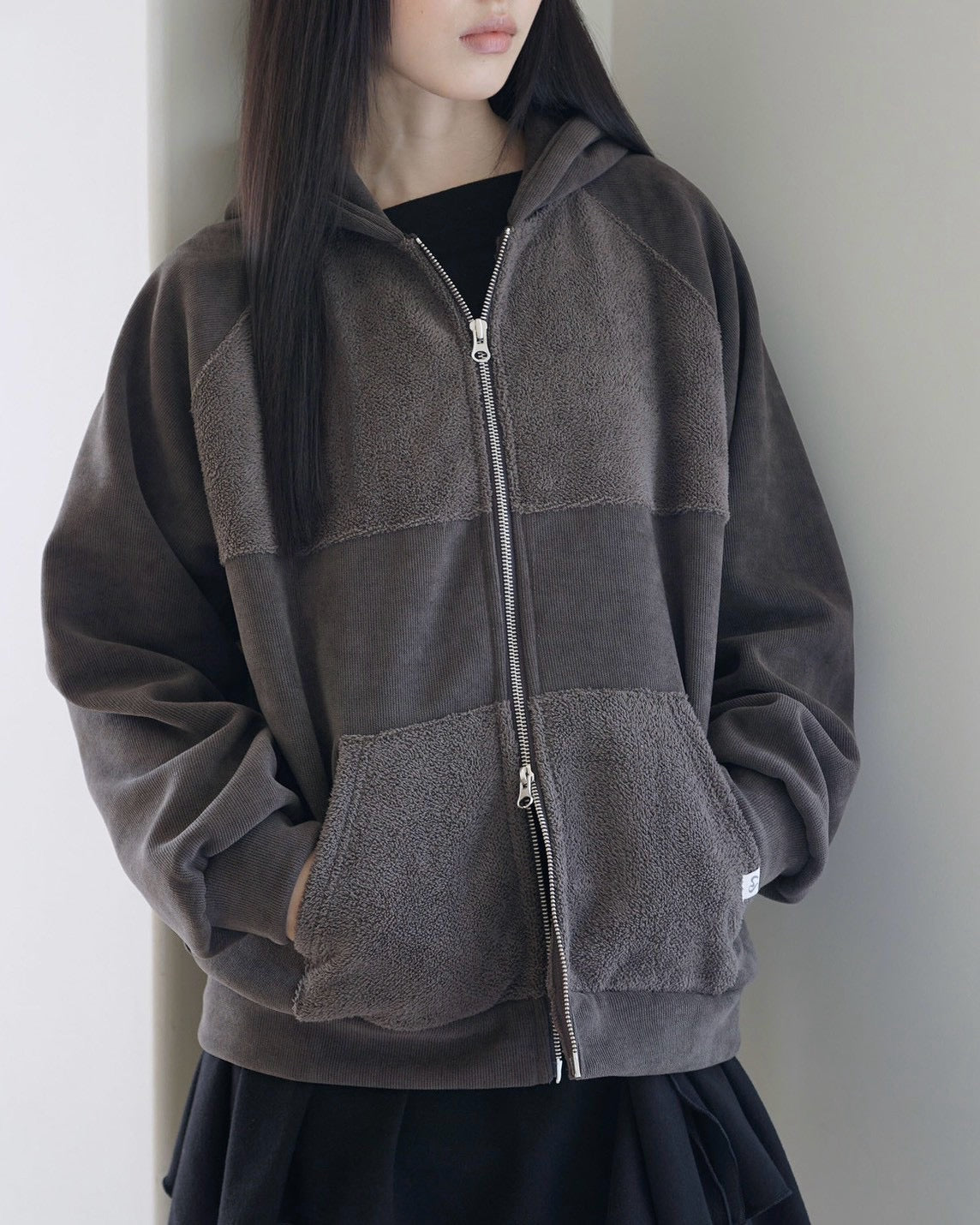 【Uglyshadow】FLEECE HOODIE ZIP-UP