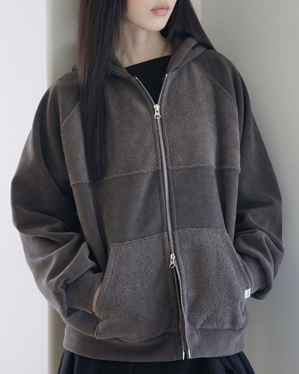 【Uglyshadow】FLEECE HOODIE ZIP-UP