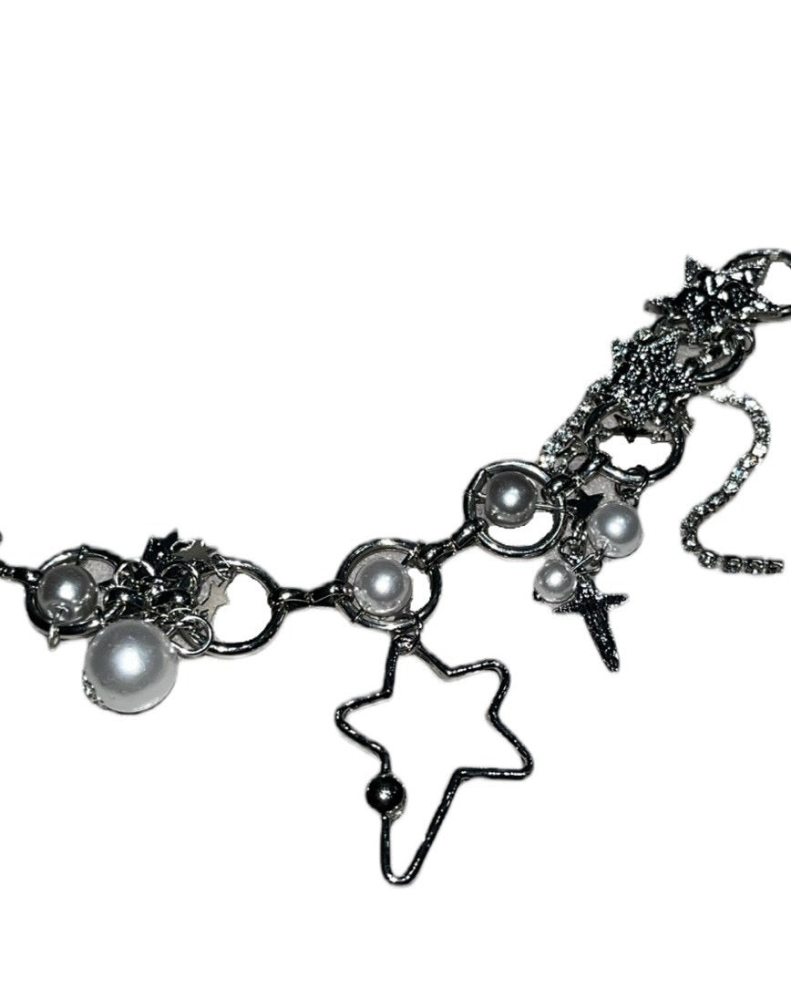 国際配送【BABY09】star pearl waist chain