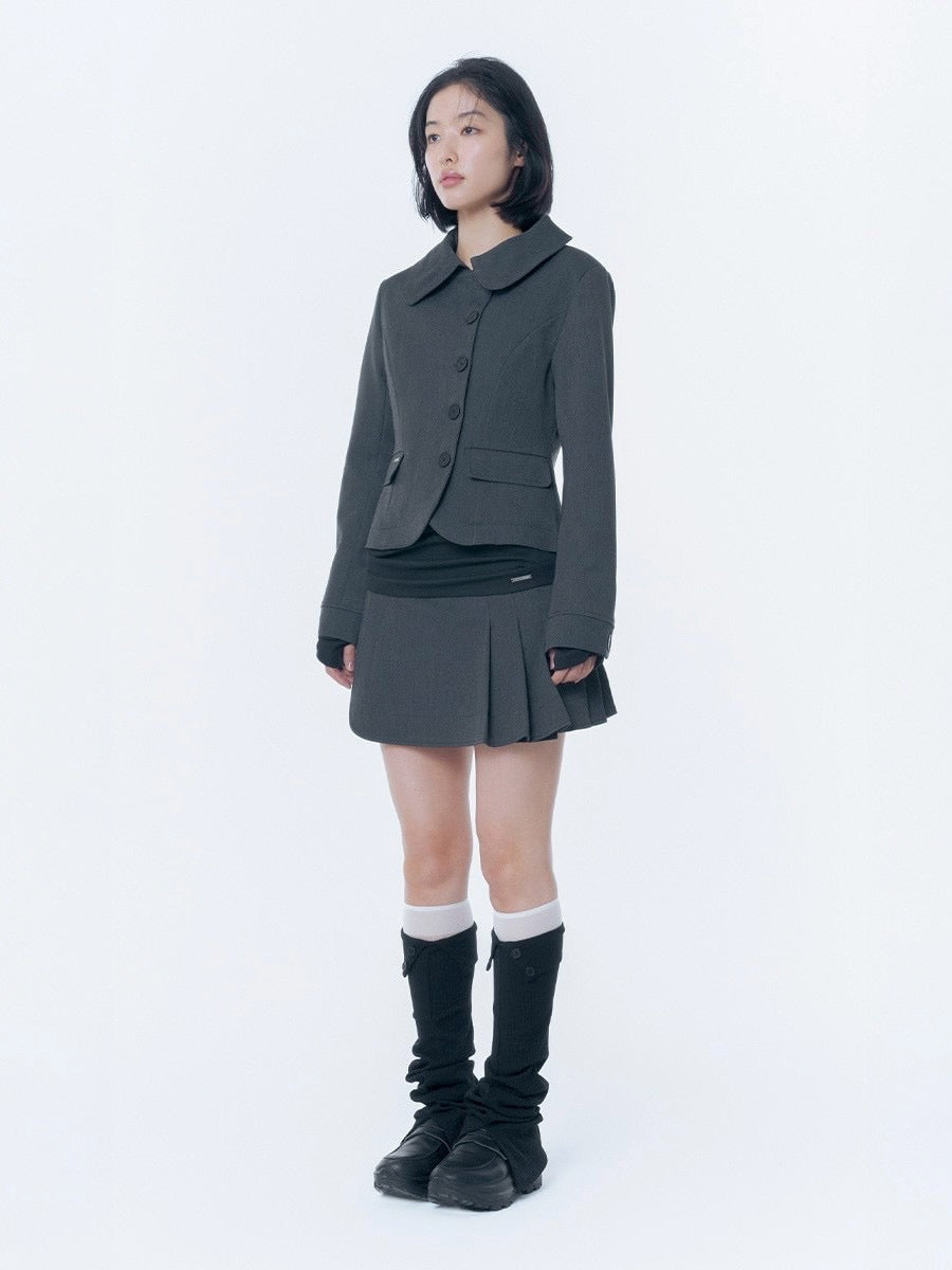 【Miseki seoul】Button slit leg warmer