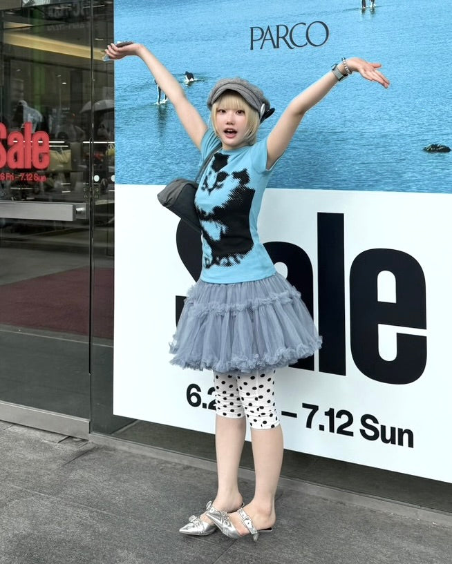 7/17 20:00 発売 国際配送【Nerd out XU】volume frill skirt (4color)
