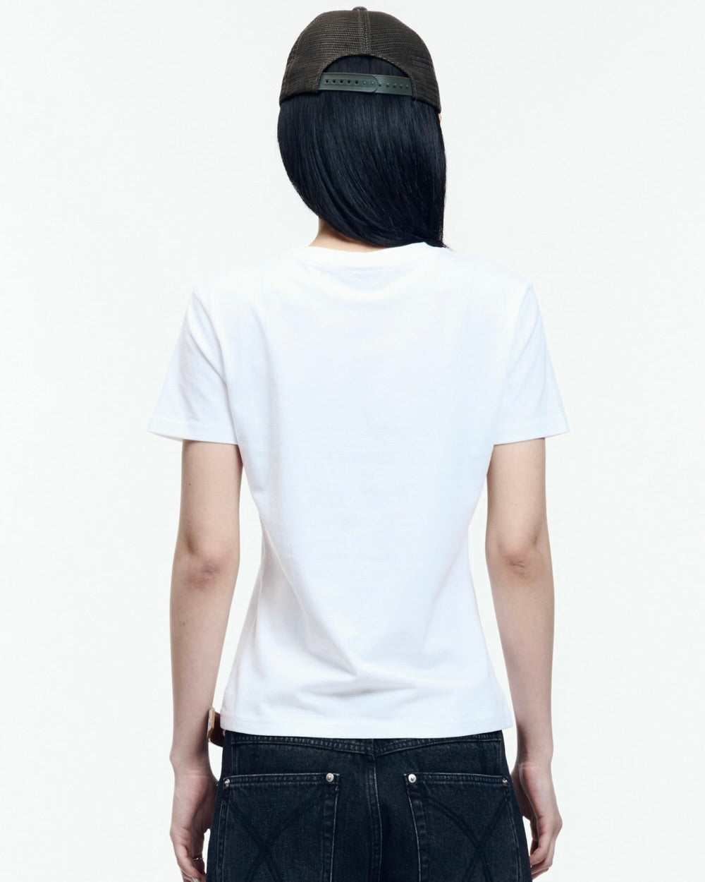 【AAKAM】Mosaic Cross Half Top