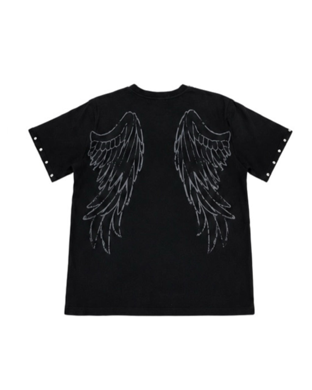 国際配送【Never mind the XU】dark angel wash tee (2color)