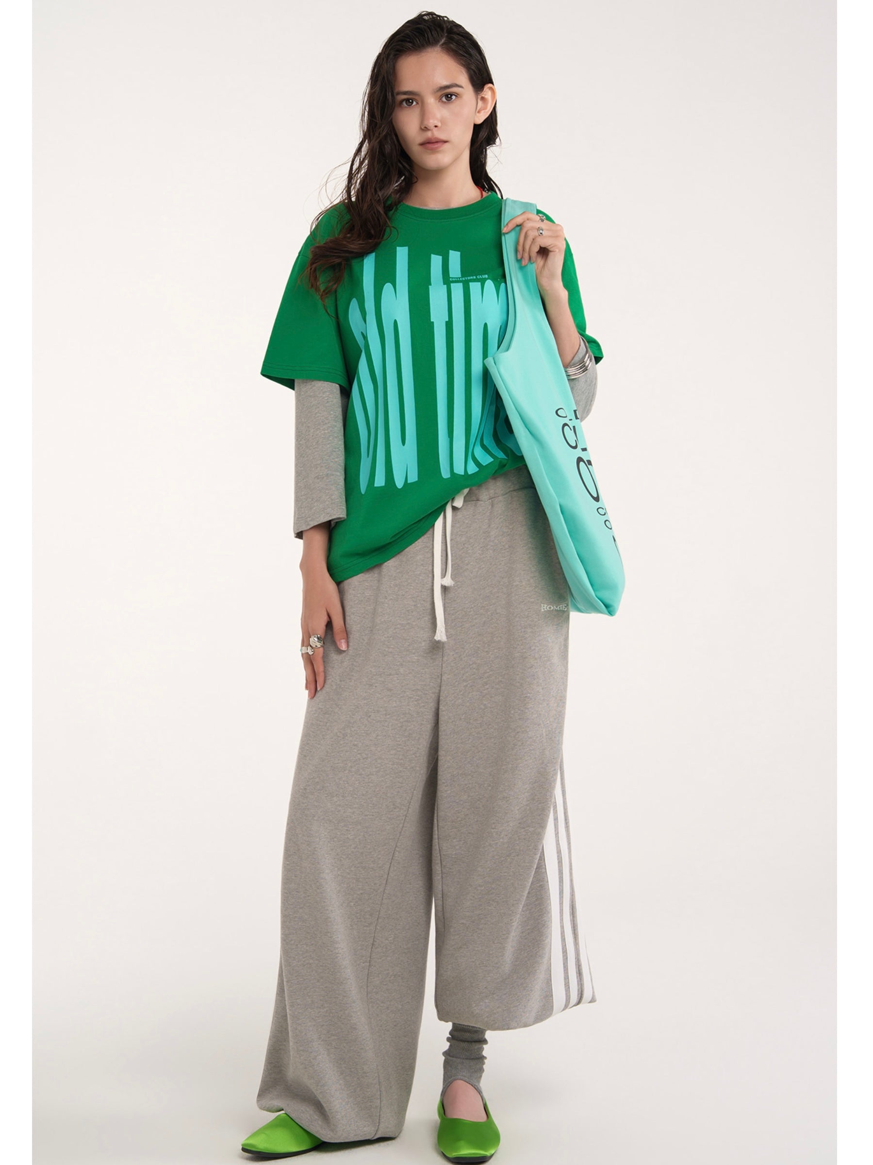 【ESC STUDIO】Homie 3-stripe sweat pants