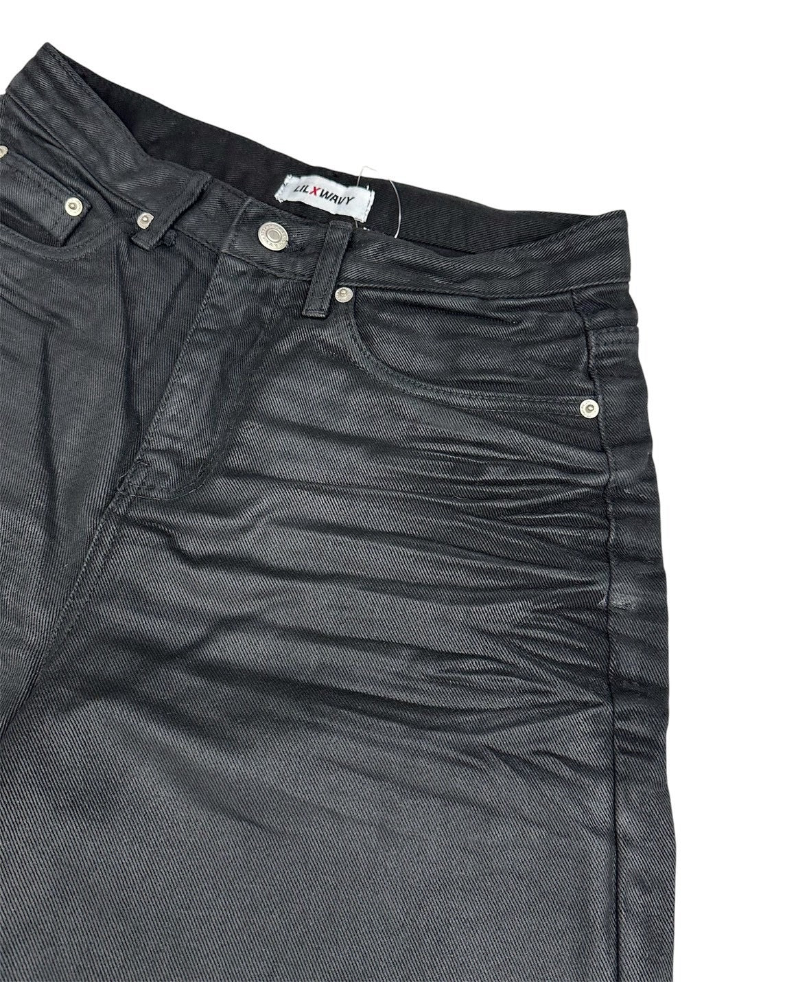 受注制【nmtc+】Coated shirring bermuda pants