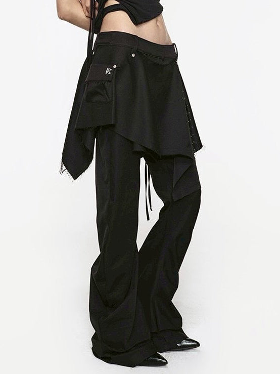 【ROCK CAKE】Bootcut Hook Skirt Pants