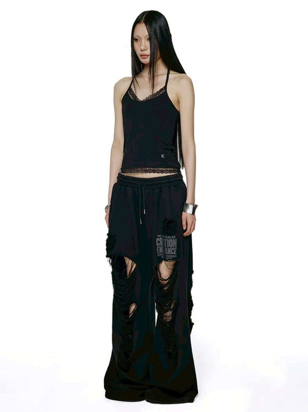 【ROCK CAKE】Creation Damage Jogger