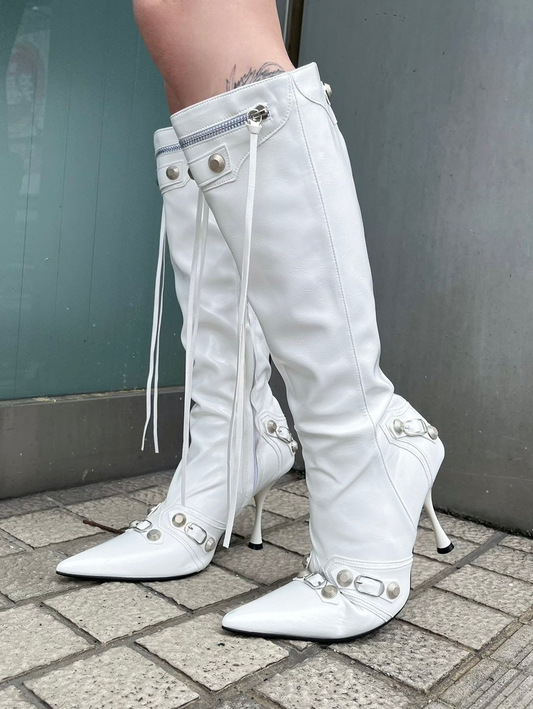 7/11 20:00発売　国際配送【BABY09】Loose Guard  Heel Boots (2color)