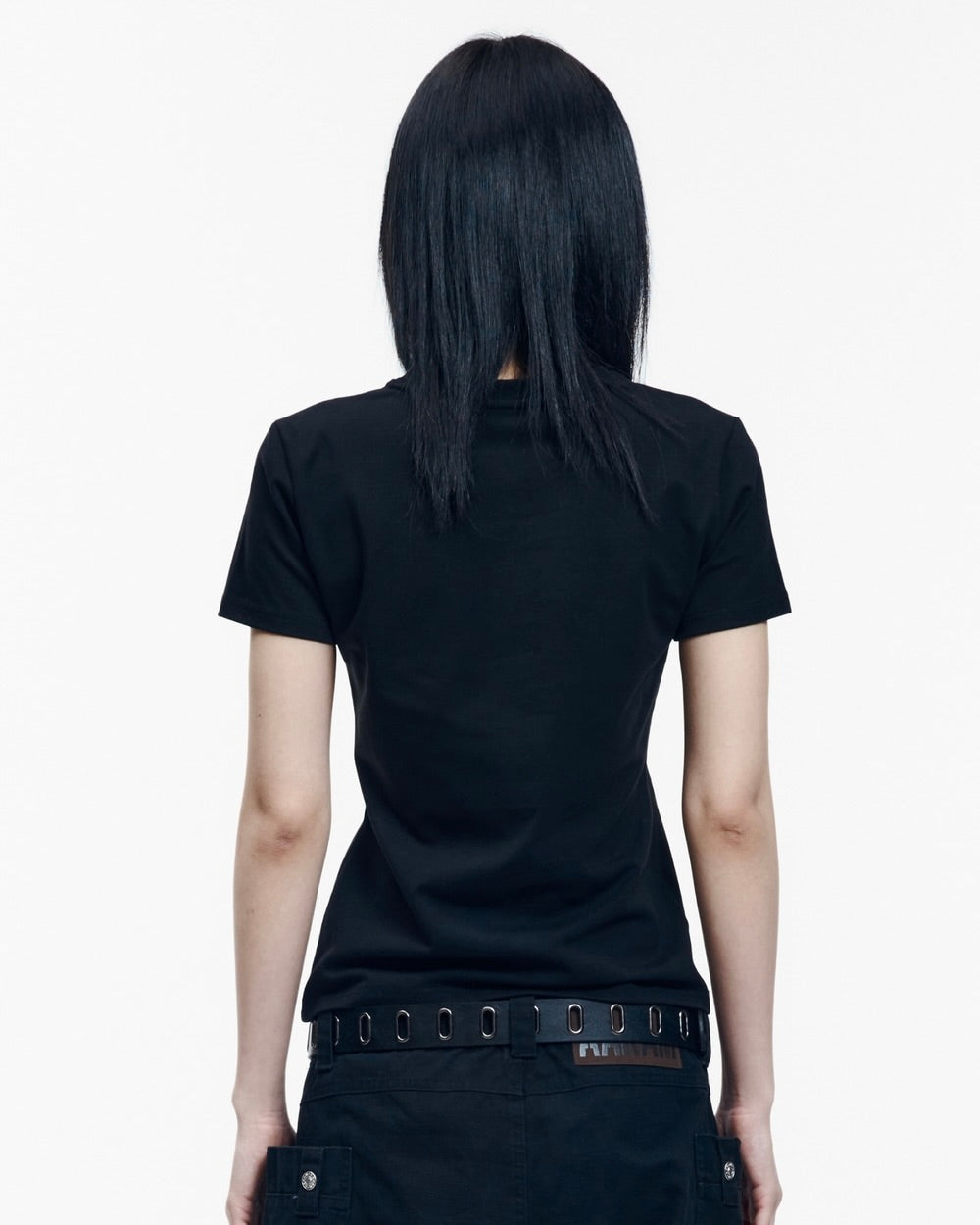 【AAKAM】Eyelet Corset Half Top