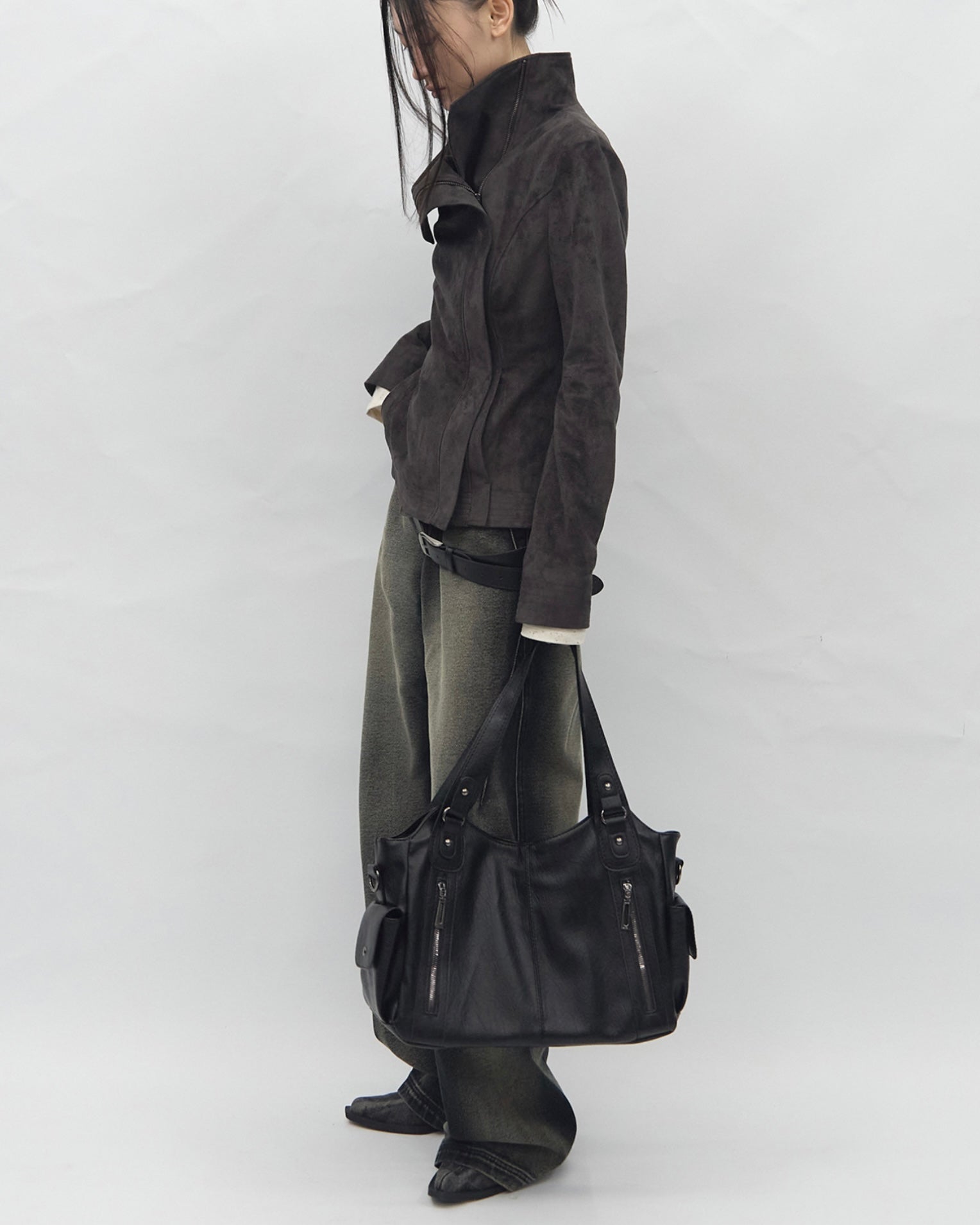 【BLR BLUER】Marked Silence Denim Pants