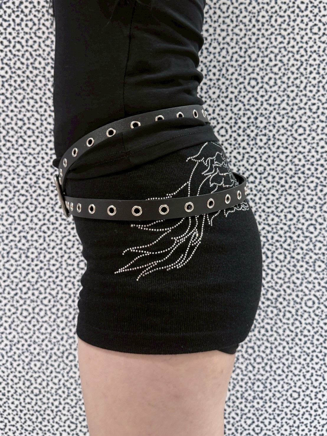 受注制【nmtc+】wings line stone short pants (3color)