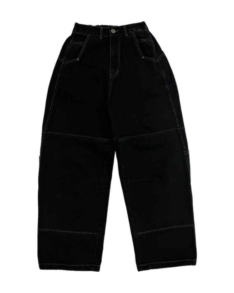 受注制【Chikashitsu +】eyelet pocket balloon pants