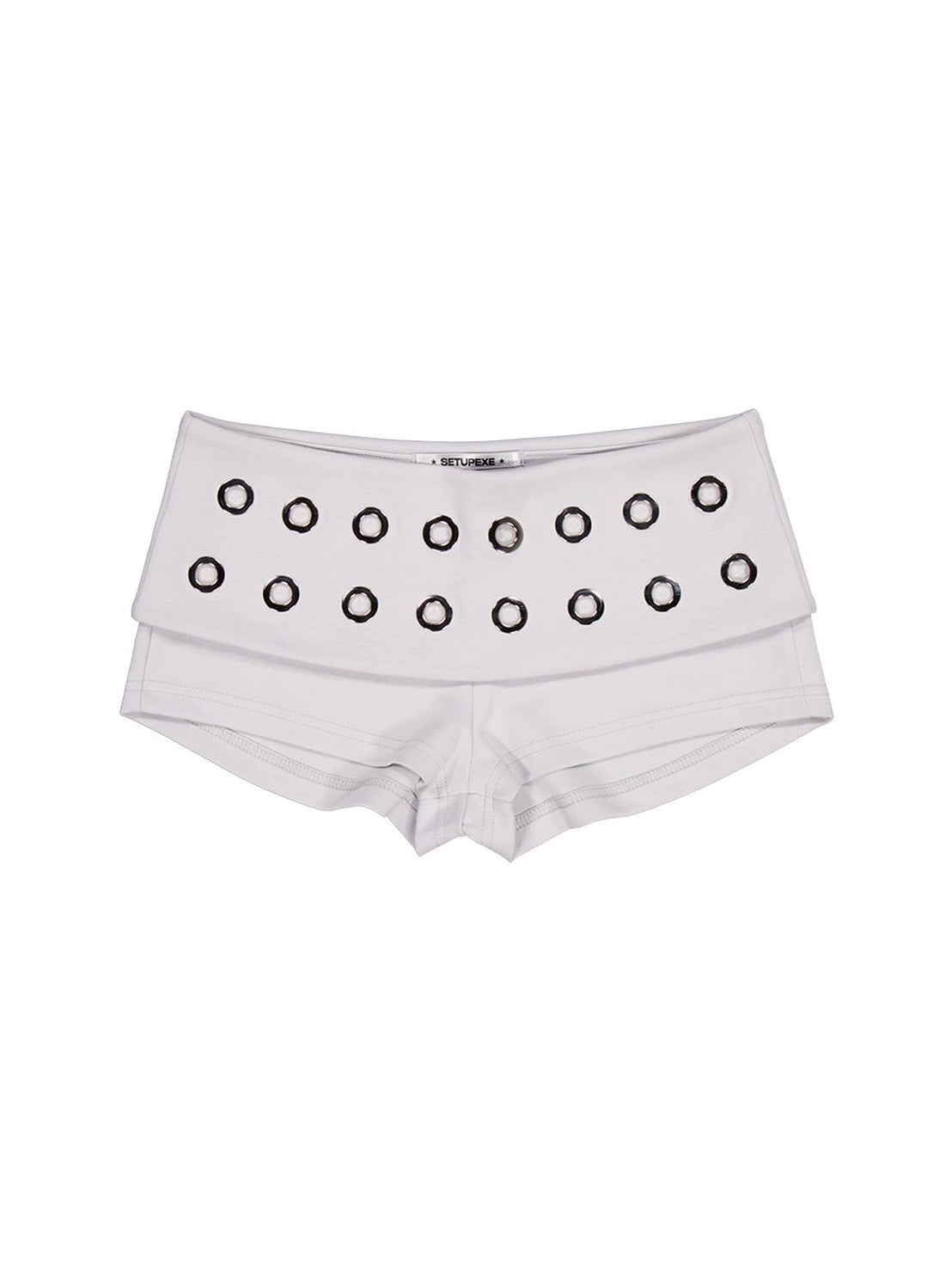 【SETUP-EXE】EYELET WAIST SHORT PANTS