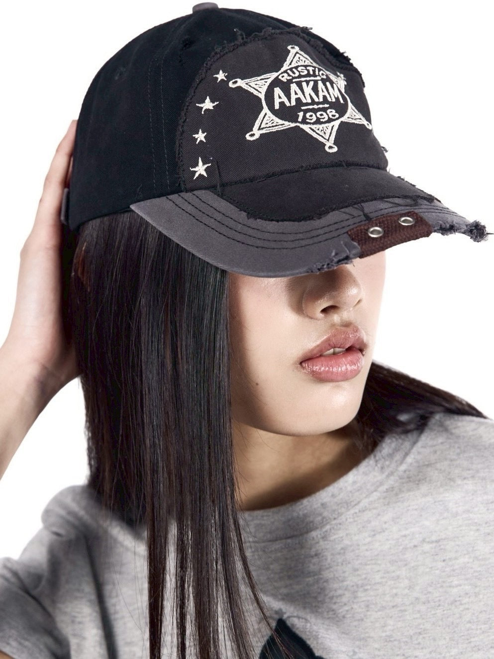 【AAKAM】Rustic Sheriff Ball Cap