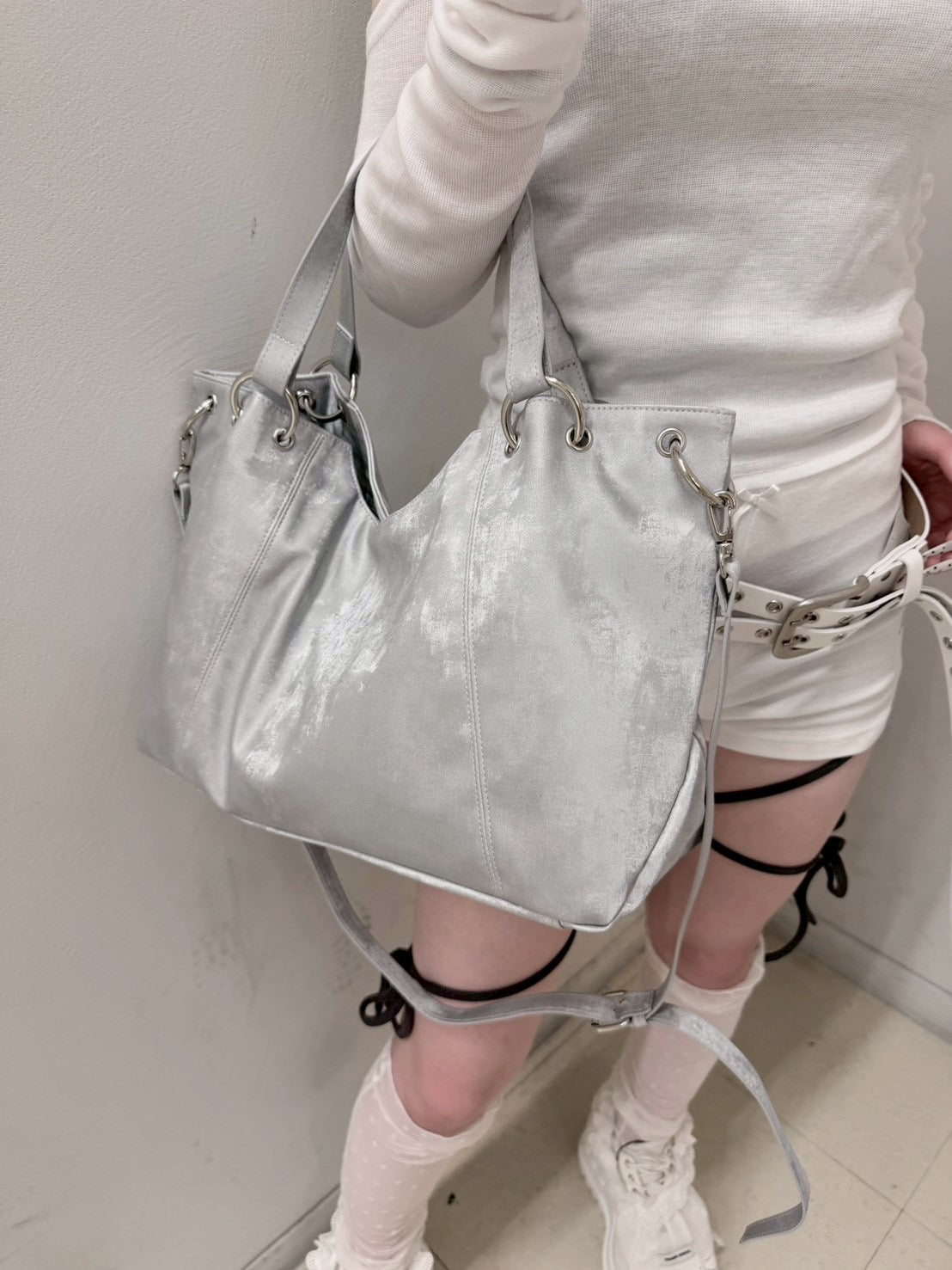 受注制【nmtc+】Crossbody Shoulder Tote Bag (3color)