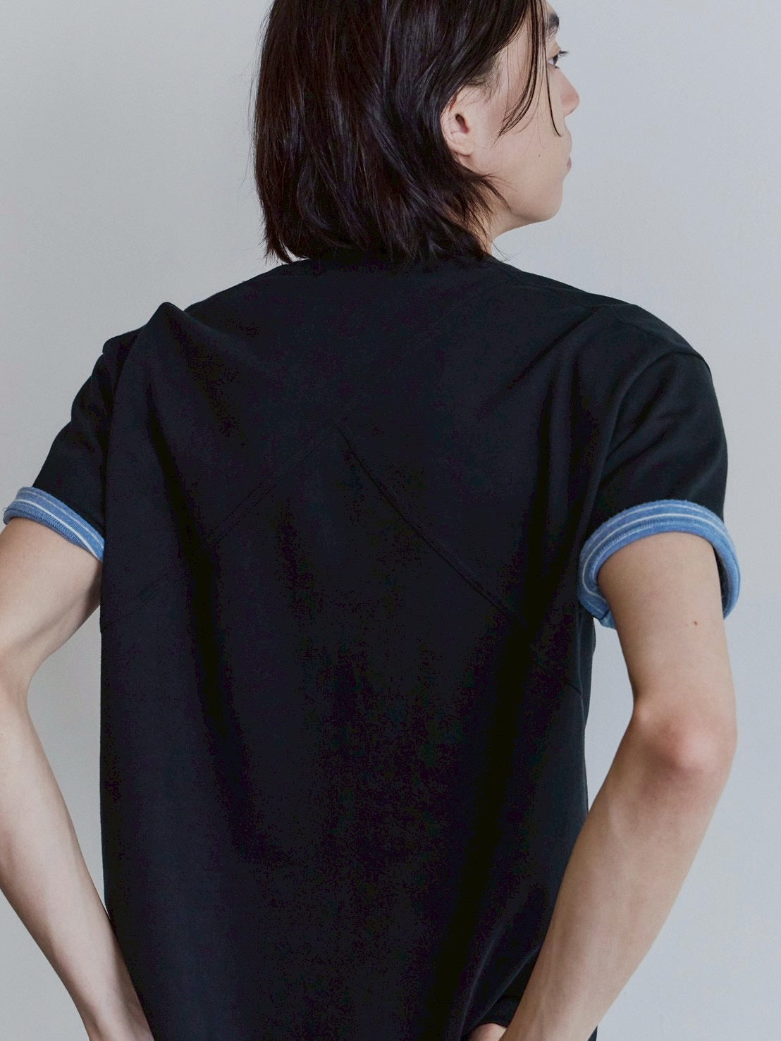 【Waviness】Stripe Layered T-shirts