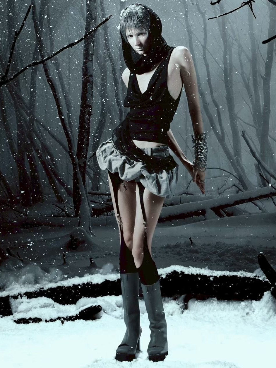 【EYE OF THE STORM】ASHEN HOOD TANK TOP
